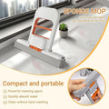 mini foldable sponge mop self-squeeze handle