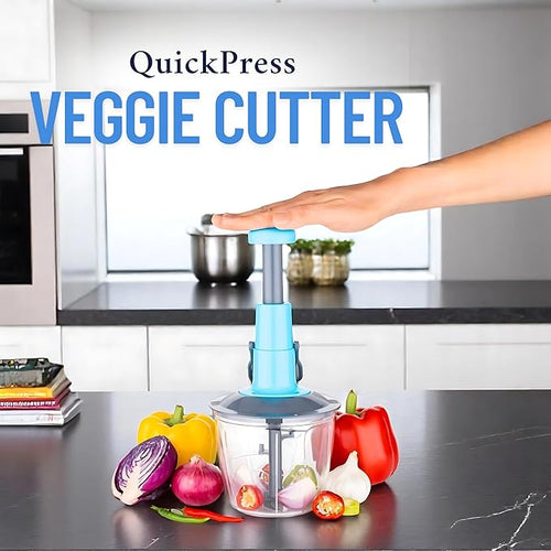 QuickPress Veggie Chopper – One-Push Vegetable & Fruit Cutter
