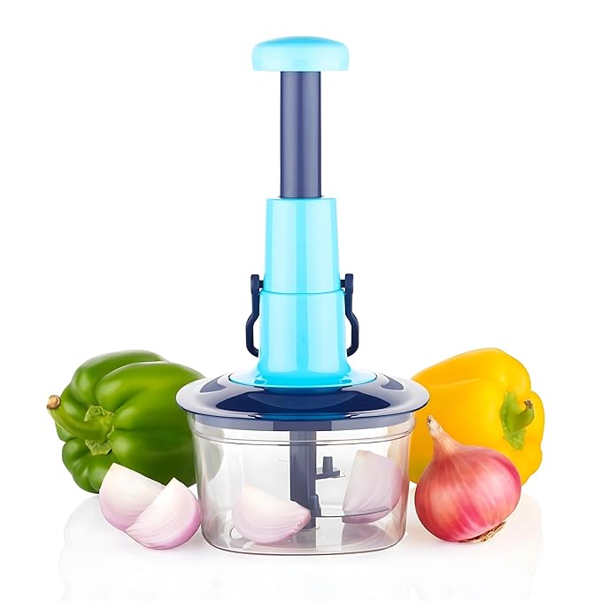 QuickPress Veggie Chopper – One-Push Vegetable & Fruit Cutter